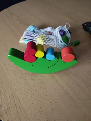 Juego de construcción de madera para niños