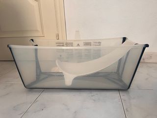 Bañera Stokke Flexi Bath plegable con soporte bebé