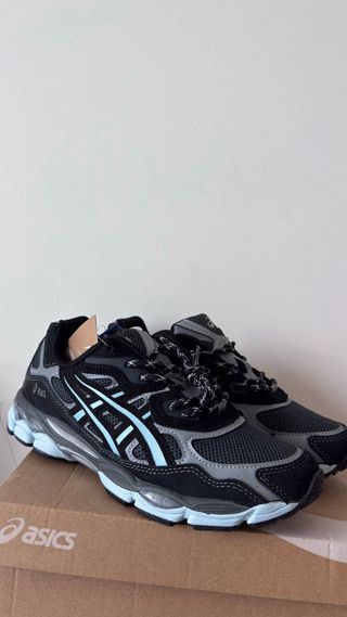 Zapatillas Asics Gel Negras Turquesa
