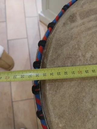 Tamburo Djembe Africano Legno Intagliato