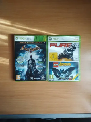 Pack 2 Juegos Xbox 360 Batman y Pure