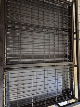 Jaula de Metal para Perros con Ruedas y Frenos