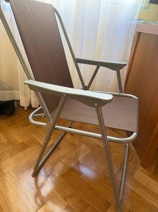 Silla de camping plegable