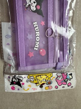 Astuccio portaoggetti Kuromi viola