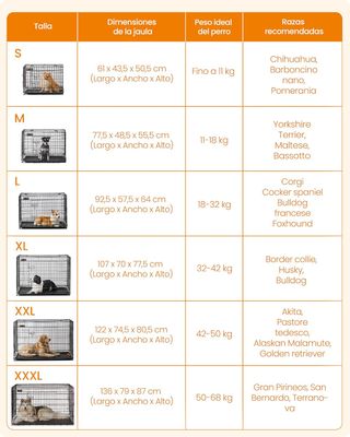 Feandrea Jaula para Perros Plegable con 2 Puertas,