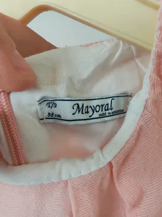 Abito corto estivo bambina Mayoral 3 anni 98 cm