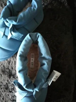 Zapatillas de estar por casa azules