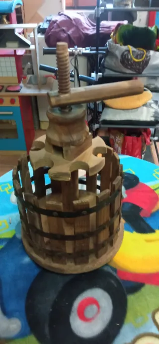 Prensa de vino de madera 2 unidades