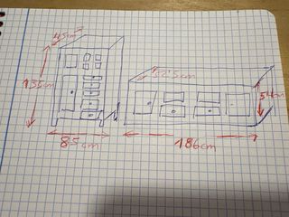 Conjunto Muebles Salón Madera