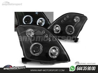 FAROS DELANTEROS OJOS DE ANGEL PARA SUZUKI SWIFT