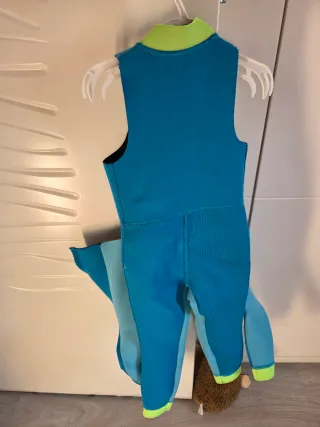 Neopreno infantil Nabaiji azul y verde