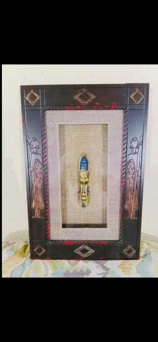 Quadro Africano Maschera Tribale