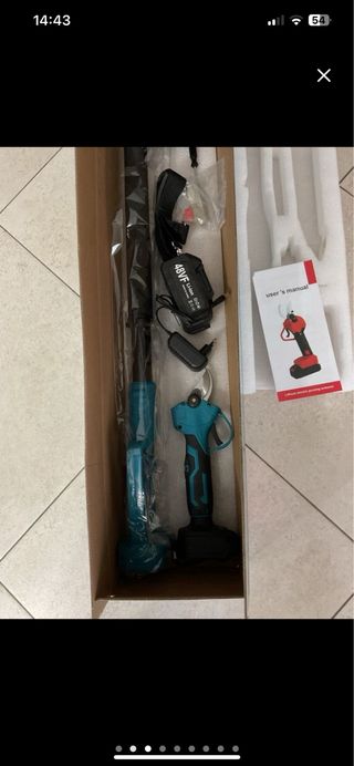 Kit Potatura Elettrica con accessori 48V