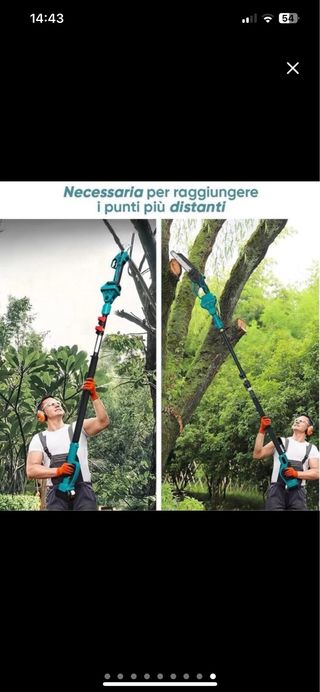 Kit Potatura Elettrica con accessori 48V