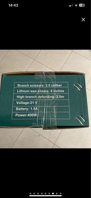 Kit Potatura Elettrica con accessori 48V