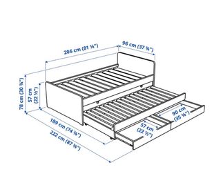 2 Camas Nido Släkt con Cajones