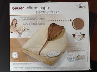 Manta eléctrica Beurer Cosy HD50. Nueva.