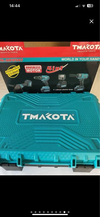 Kit da lavoro 4in1 con 3 batterie da 68 V