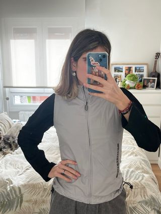 Chaleco Salomon Trail Running Gris