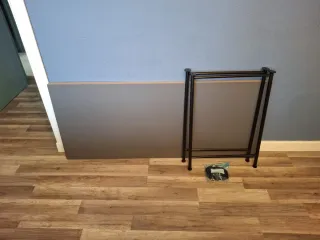 Escritorio Ikea Lagkapten/Spand Gris 140x60 nuevo