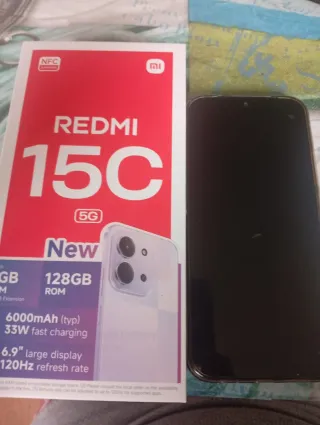Xiaomi Redmi 15C 5G 128GB Negro