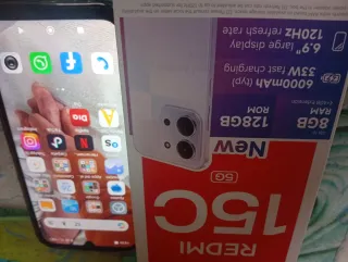 Xiaomi Redmi 15C 5G 128GB Negro