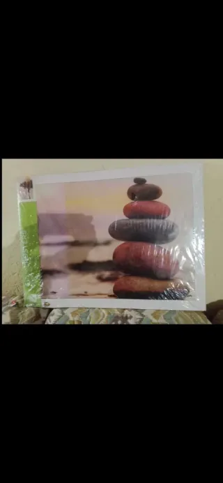 Quadro poster nuovo con sassi