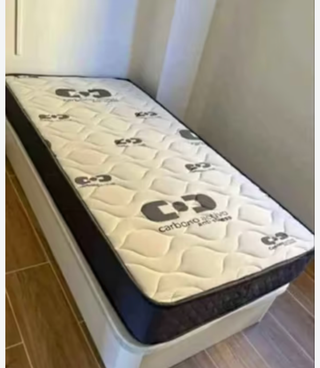 Cama canapé madera y tela