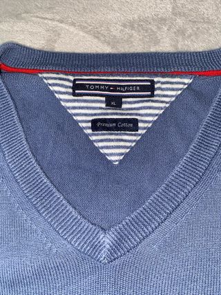 Jersey Tommy Hilfiger Azul V-Neck