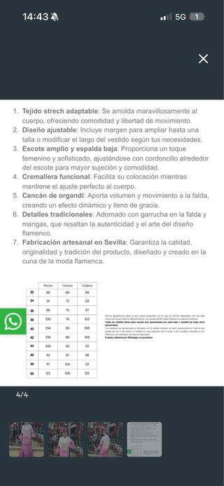 Vestido Flamenca Rosa Maquillaje