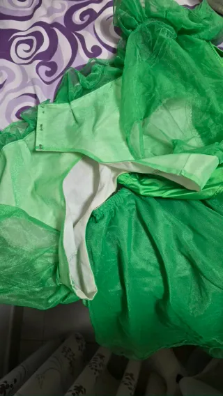 3 Vestidos de baile verde Vestido sevillana azul