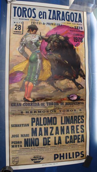13. Cartel Corrida de Toros Zaragoza 1978.