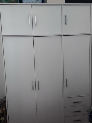 Armario Blanco Ikea 195x130x55