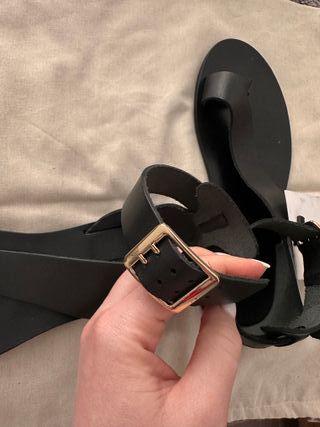 Sandalias Mango Piel Talla 41