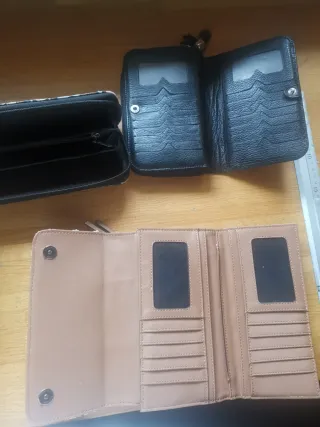 Juego 3 monederos/carteras