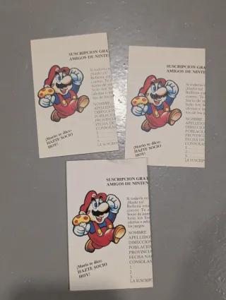 Folleto Suscripción Nintendo Game Boy