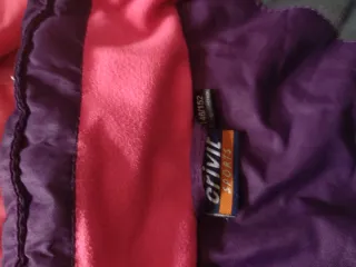 Conjunto Ropa Nieve Niña Morado/Negro