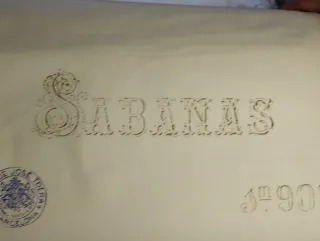 Pieza entera sábanas viuda de tolra