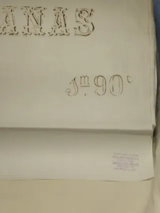 Pieza entera sábanas viuda de tolra