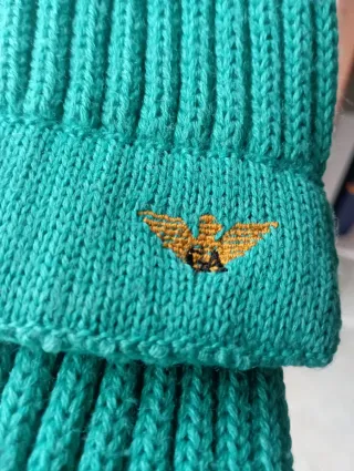 Sciarpa Giorgio Armani Lana Verde Donna