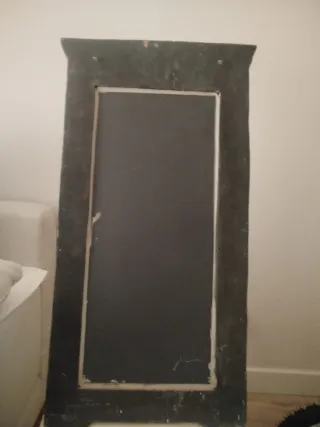 Espejo Decorativo Vintage Azul y Dorado