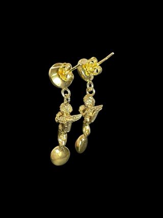 Orecchini artigianali con angeli