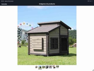 Caseta para perro sin usar