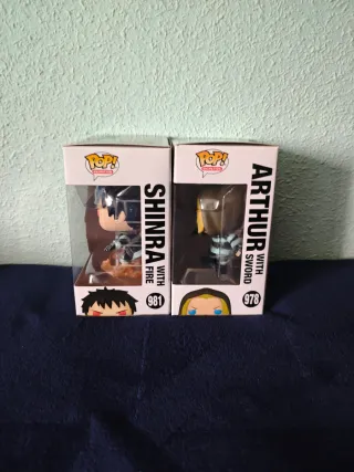Funko Pop Fire Force Arthur y Shinra