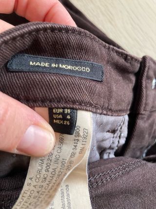 Massimo Dutti Jeans Marrones Talla 36