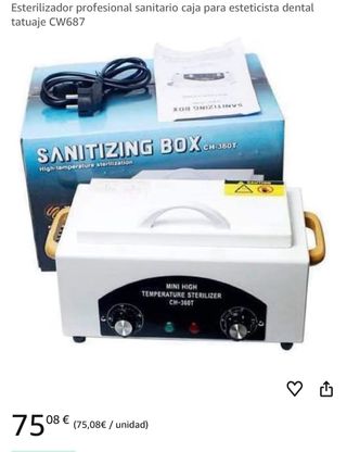 Esterilizador Calor Seco Alta Temp CH-360T 300W