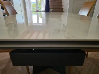 Mesa comedor 180x90 extensible mármol