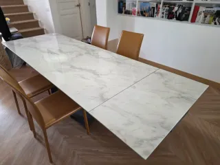 Mesa comedor 180x90 extensible mármol