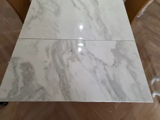 Mesa comedor 180x90 extensible mármol