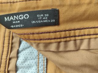 Pantalones Mango Algodón Talla 38